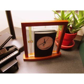 Bulova Willits Frank Lloyd Wright Collection Table Clock B7756   Wall Clocks