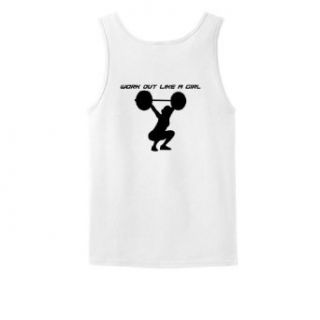 Work Out Like a Girl Tank Top Clothing