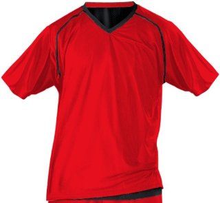 Custom Alleson 701R Adult Reversible Utility Jerseys Outside SCARLET, Inside BLACK A2XL/A3XL  Basketball Equipment  Sports & Outdoors