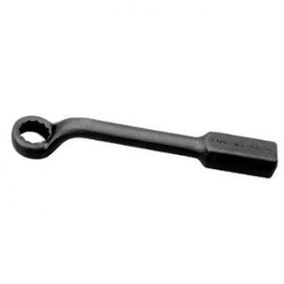 Martin 8817 Forged Alloy Steel 3" Opening 45 Degree Offset Striking Face Box Wrench, 12 Points, 16" Overall Length, Industrial Black Finish Box End Wrenches