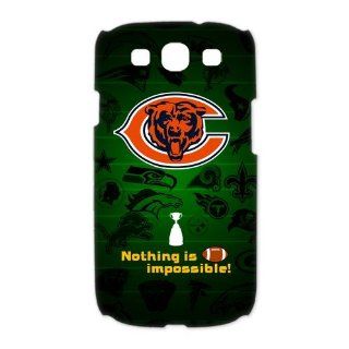 Custom Your Own NFL Chicago Bears 3D SamSung Galaxy S3 I9300/I9308/I939 Cases made of PC plastic Bears logo Cell Phones & Accessories