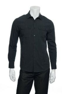 INC International Concepts Gray Pinstripe Button Down Shirt Sport, Size Small at  Mens Clothing store