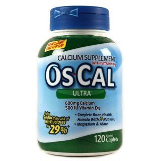 Oscal Ultra Calcium 600 mg Plus Tabs, 120 ct Health & Personal Care