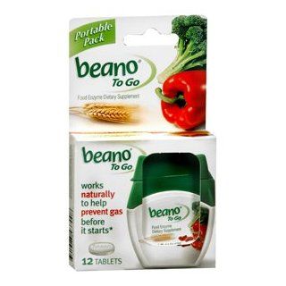 Special pack of 6 BEANO TO GO 12 per pack Health & Personal Care