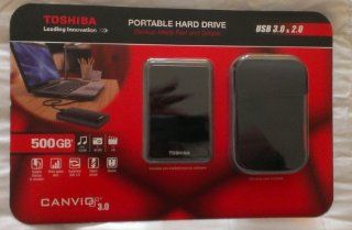 Toshiba Canvio 500 GB USB 3.0 Portable Hard Drive  HDTC605XK3A1 (Black)by Toshiba Computers & Accessories