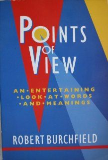 Points of View Aspects of Present Day English Robert Burchfield 9780192829436 Books