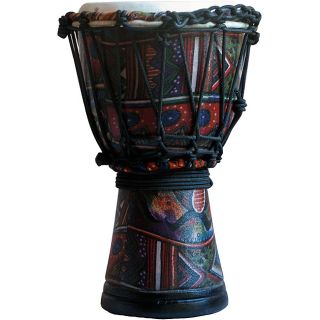 Tribal Motif 12x8 inch Djembe Drum Drums