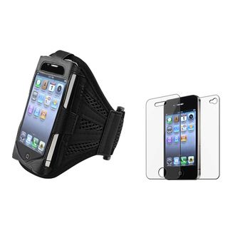 Armband and Screen Protector for Apple iPhone 4 Eforcity Cases & Holders