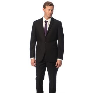 Kenneth Cole Reaction Men's Slim Fit Solid Black Suit Kenneth Cole Reaction Suits