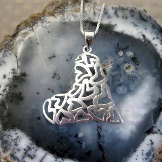 Sterling Silver Multi hearts Necklace (Thailand) Necklaces