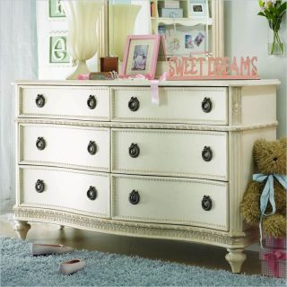 Lea Emma's Treasures 6 Drawer Double Dresser in White   606 261