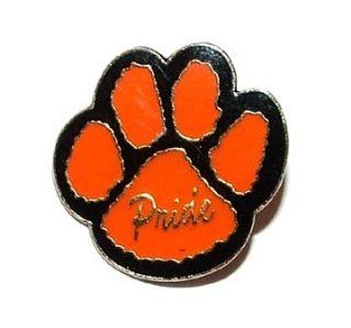 Clemson Tigers Pride Paw Print Lapel Pin 