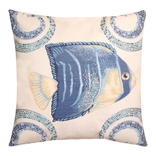 Tropical Fish 19 inch Indoor/ Outdoor Throw Pillow Throw Pillows