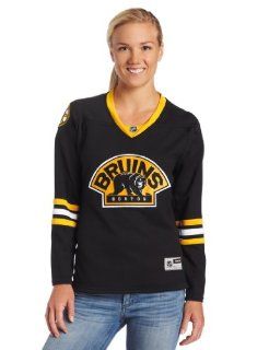 NHL Women's Boston Bruins Reebok Premier Team Jersey   7214W5Bmwrbbr (Black, X Large)  Sports Fan Jerseys  Clothing