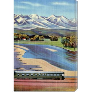 Retro Travel 'Northern Pacific Passenger Excursion' Stretched Canvas Art Canvas