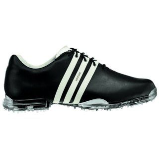 Adidas Men's Adipure Black and White Golf Shoes Adidas Men's Golf Shoes
