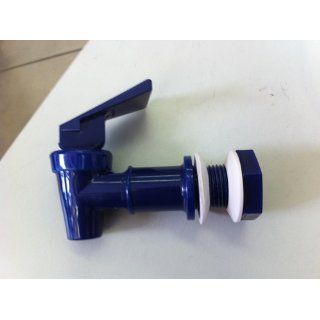 Blue Plastic Spigot for Water Crock and Water Dispensers   Faucet Repair Parts  