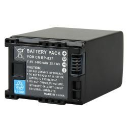 BasAcc Compatible Decoded Li ion Battery for Canon BP 827 BasAcc Camera Batteries & Chargers
