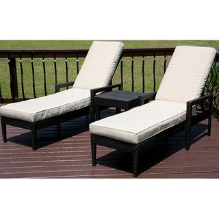 Savannah Outdoor Classics 3 piece Glasgow Lounger Group Chaise Lounges