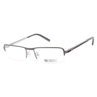 Karl Lagerfeld KL171 509 Gunmetal Silver Prescription Eyeglasses Karl Lagerfeld Prescription Glasses