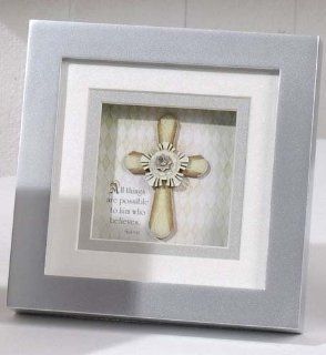 Pack of 4 Connie Haley All Things Are Possible Mark 923 Religious Shadowboxes   Shadow Boxes