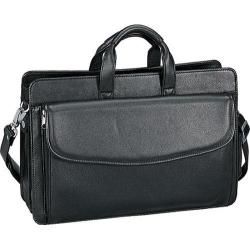 Bellino 6053A Soft Brief Black Bellino Leather Briefcases