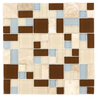 Random Marble Mix ICL H 2115 Mosaic Sheets (Set of 11) ICL Wall Tiles