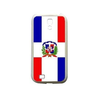 Dominican Republic Flag Samsung Galaxy S4 White Silcone Case   Provides Great Protection Cell Phones & Accessories