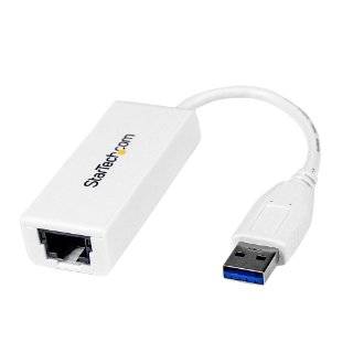 StarTech USB 3.0 to Gigabit Ethernet NIC Network Adapter   10/100/1000 Network Adapter   USB to Ethernet LAN Adapter   USB to RJ45 Computers & Accessories