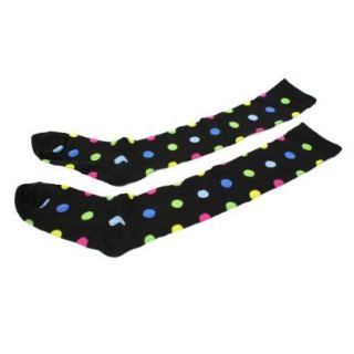 JULIETTA SCKBKRPD1 Knee High Socks Speckled with Multicolored Polka Dot Design for Everyday Apparel Shoes