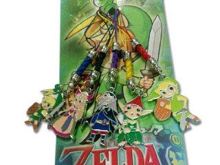 Legend of Zelda Metal Charm Cell Phone Strap   set of 5  Other Products  