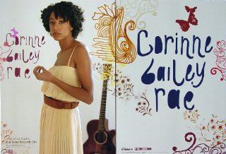 Corinne Bailey Rae   Two Sided Poster   Rare   New   Helen   Like A Star   Put Your Records On   Trouble Sleeping   Butterfly   Artwork
