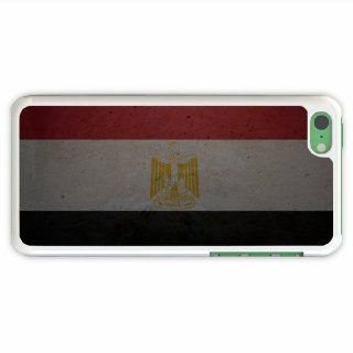 Customize Iphone 5C Misc Flag Of Egypt Of Funny Present White Case Cover For Women Cell Phones & Accessories