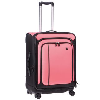 Victorinox Swiss Army Werks Traveller 4.0 Pink 24 inch Medium Dual Caster Spinner Upright Suitcase Victorinox Swiss Army 24" 25" Uprights