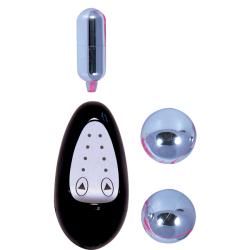 Nasstoys Nassty Collection Vibrating Bullet and Balls Kit in Pink, Lavender, or Black Nasstoys Vibrators
