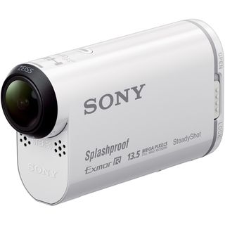 Sony HDR AS100V Digital Camcorder   Exmor R CMOS   Full HD   White Sony Action Camcorders