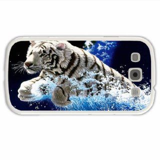 Diy Samsung GALAXY S3 Animal Tiger Splash Of Love Present White Case Cover For Everyone Cell Phones & Accessories