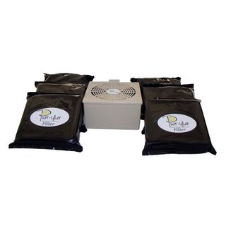 Purr ifier Litter Box Odor Control Filtration System + Filter 6 pack Litter Box Accessories
