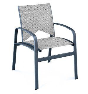 Pavilion Basics Montage Stacking Dining Arm Chair  Patio Dining Chairs  Patio, Lawn & Garden