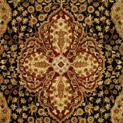 Handmade Persian Legend Black/ Red Wool Rug (6' x 9') Safavieh 5x8   6x9 Rugs