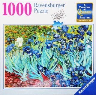 Ravensburger Puzzle VAN GOGH's IRISES 1000 Piece Jigsaw Puzzle Toys & Games