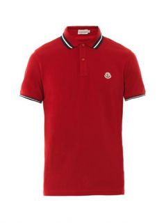 Cotton piqué polo shirt  Moncler