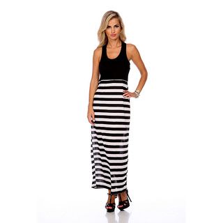 Stanzino Women's Striped Skirt Maxi Dress Casual Dresses