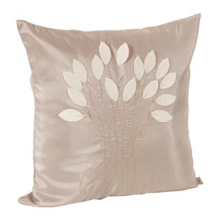 Leaf Design Oyster Decorative Throw Pillow Throw Pillows