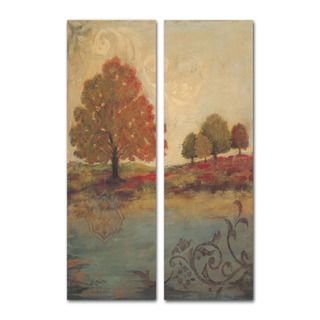 Fall Foliage Diptych Art (17 x 18) Other Medium