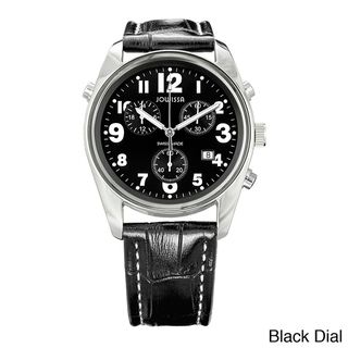 Jowissa Swiss Men's Ginebra Quartz Chronograph Date Leather Watch Jowissa Men's More Brands Watches
