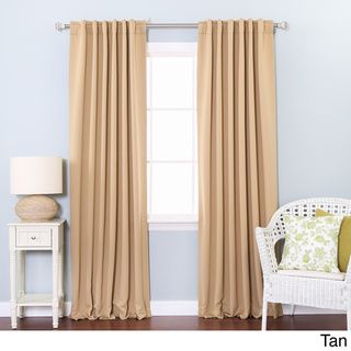 Thermal Rod Pocket 95 inch Blackout Curtain Panel Pair Curtains