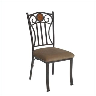 Powell Furniture Abbey Road Side Chair in Bronze   731 434
