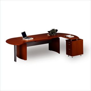 Mayline Napoli 72" Wood L Shaped Desk   NT4