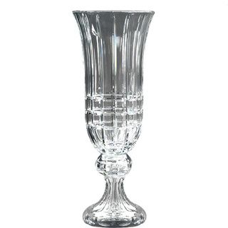 Alice 21 inch Hand cut Crystal Hurricane/ Vase Badash Crystal Product Vases